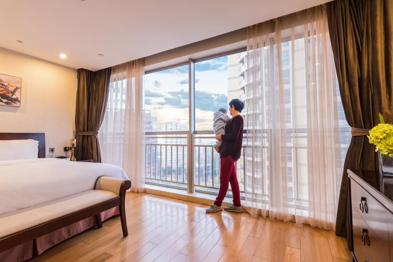กรีน คอร์ต เรสซิเดนซ์ จินเฉียว ไดมอนด์ เซี่ยงไฮ้ Aparthotel ภายนอก รูปภาพ