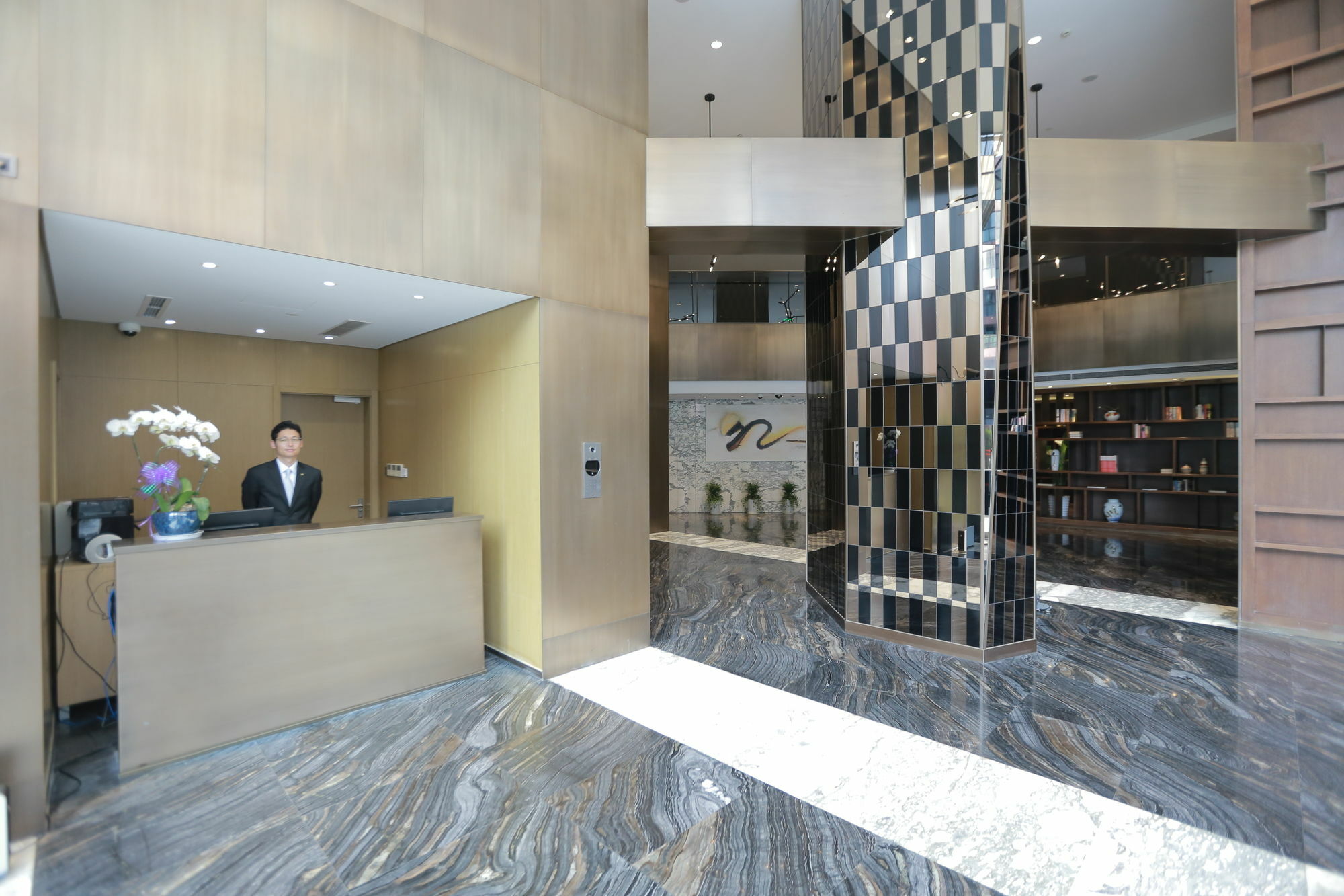 กรีน คอร์ต เรสซิเดนซ์ จินเฉียว ไดมอนด์ เซี่ยงไฮ้ Aparthotel ภายนอก รูปภาพ